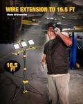 21000 Lumen Adjustable LED Work Light with Stand