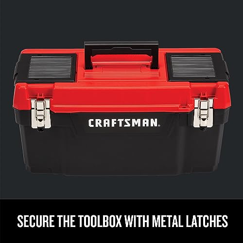 CRAFTSMAN 20-Inch Lockable Tool Box with Tray