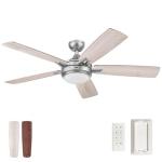Smart 52" Ceiling Fan with Light & Remote