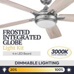 Smart 52" Ceiling Fan with Light & Remote
