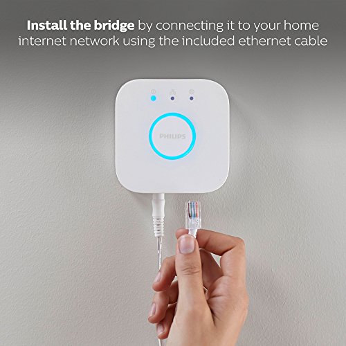 Philips Hue Bridge Smart Lighting Hub for Alexa & More