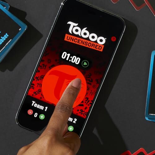 Hasbro Taboo Party Game for Adults, 4 Players