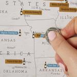 Scratch Off USA Map of Craft Breweries 22x17