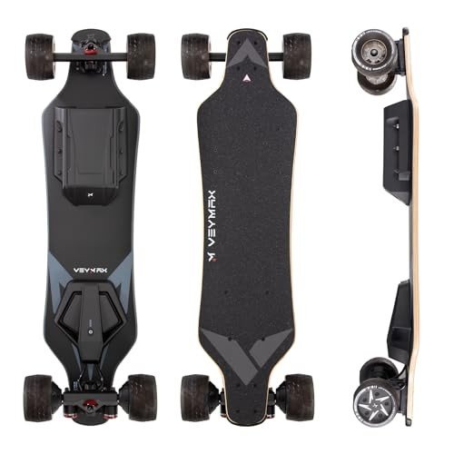 VeyMax Roadster X4 Electric Skateboard, 13 Miles Range