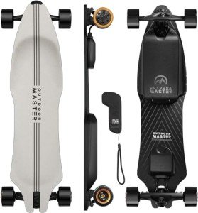 OutdoorMaster Caribou Electric Skateboard - 32 mph Speed
