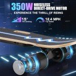 Caroma 350W Electric Skateboard - 12.4MPH Speed