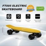 Electric Skateboard Cruiser with Remote Control, 350W