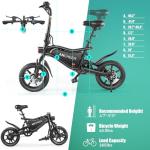 ANCHEER 20MPH Folding Electric Bike for Adults
