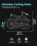 Sepado Foldable Electric Bike for Commuters - 20MPH