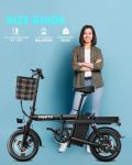 Sepado Foldable Electric Bike for Commuters - 20MPH