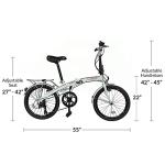Xspec 20" 7-Speed Folding City Commuter Bike