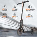 VOLPAM 350W/500W Electric Scooter with Solid Tires