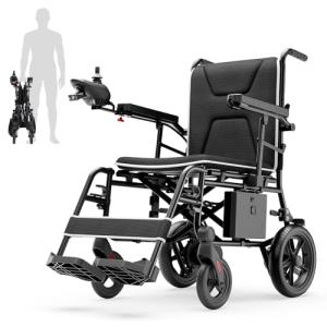 Foldable Electric Wheelchair with Portable Design