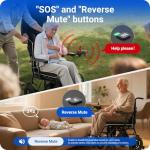 Foldable Electric Wheelchair with Portable Design