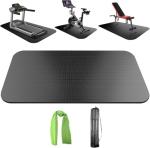 Foldable Exercise Equipment Mat for Treadmills & Bikes