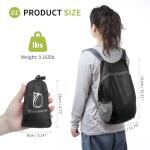 SUIKIHUM 20L Lightweight Foldable Travel Backpack