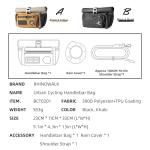 Rhinowalk Quick Release Handlebar Bag for Folding Bikes