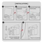 Rhinowalk Quick Release Handlebar Bag for Folding Bikes