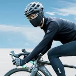 Winter Cycling Cap with Glasses Holes - Black