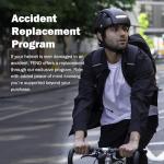 FEND Super Plus Folding Bike Helmet with Lights