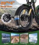 NOMIGO Folding Electric Tricycle with 500W Motor