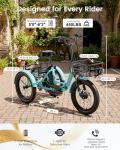 MOONCOOL Folding Electric Tricycle for Adults