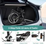 AVASTA 20" Folding Bike with 7-Speed and Rack