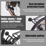 BGGFNZ 20" 7-Speed Folding Bike with Basket