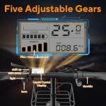 GLOBALKEEP 16" Folding Electric Bike for Adults, 750W Motor Fat Tire Commuter E-Bike, 48V 13Ah Removable UL 2849 Battery, Step-Through City Ebike with Front Basket, Dual Disc Brakes & LED Lights