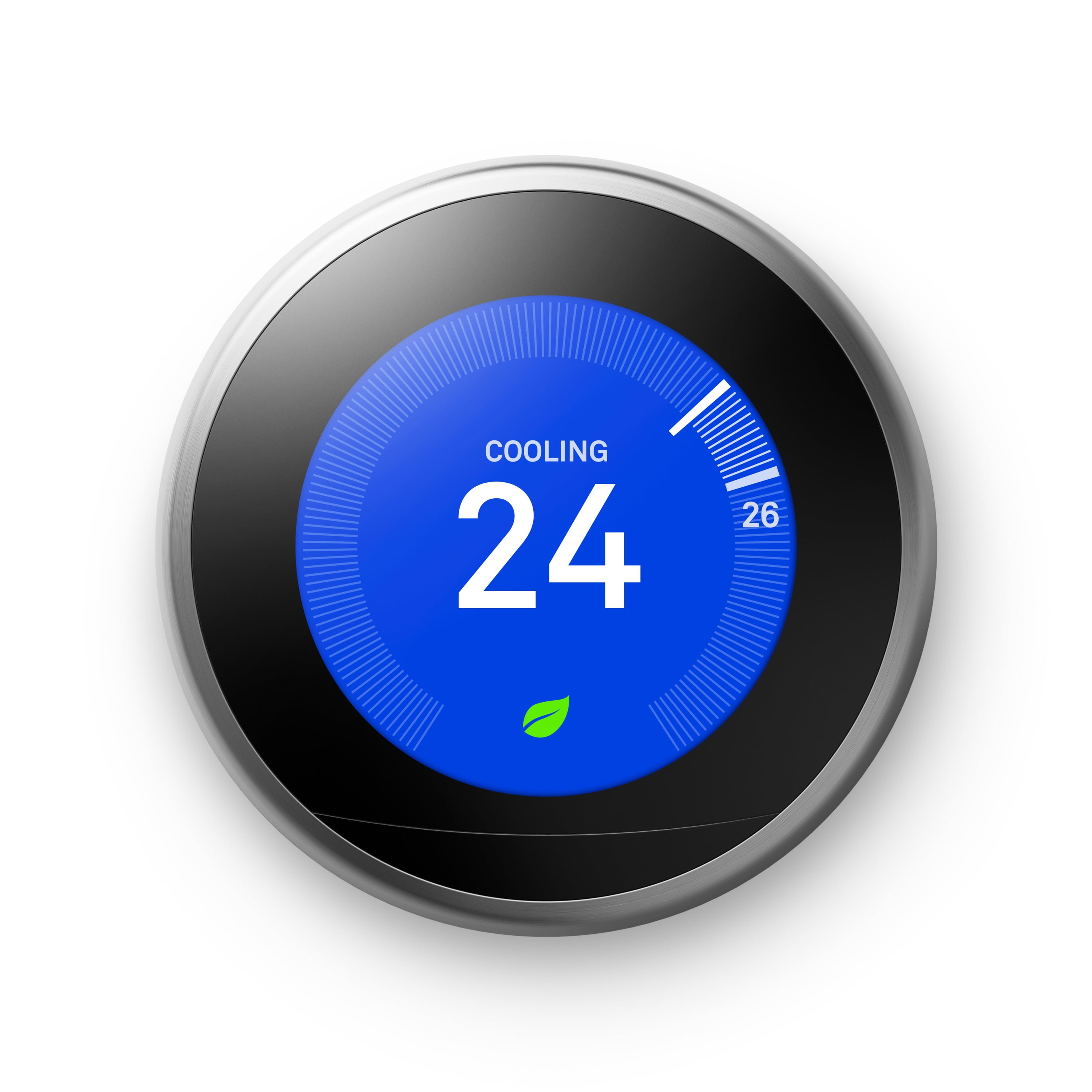Nest Learning Thermostat - 3rd Gen - Stainless Steel