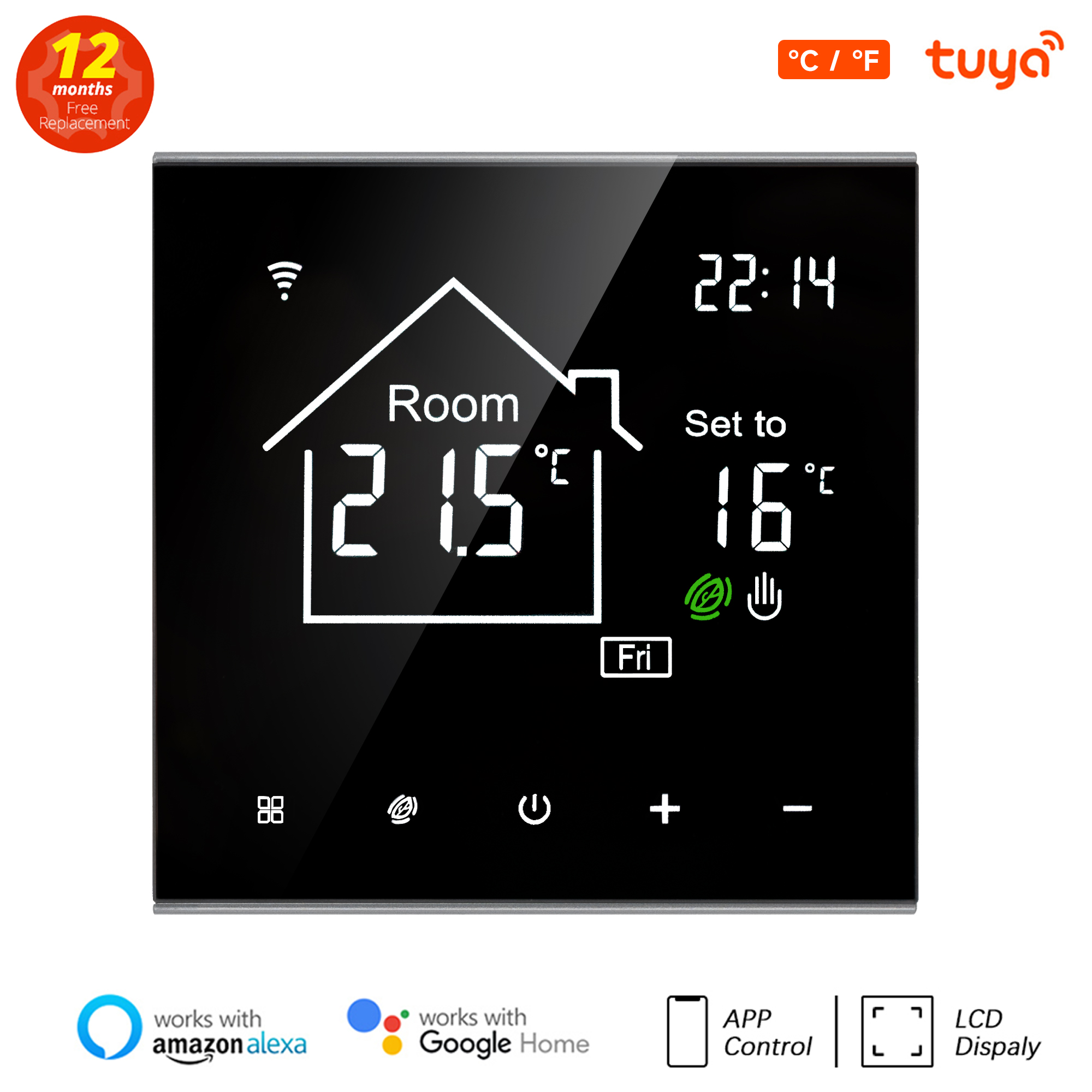 Smart WiFi Thermostat for Floor/Boiler Temperature Control