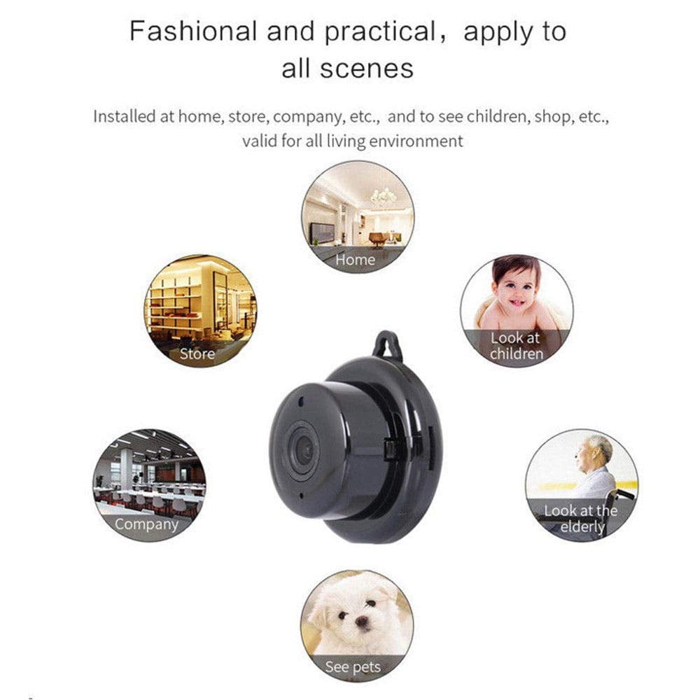 Smart WiFi Security Camera with Night Vision