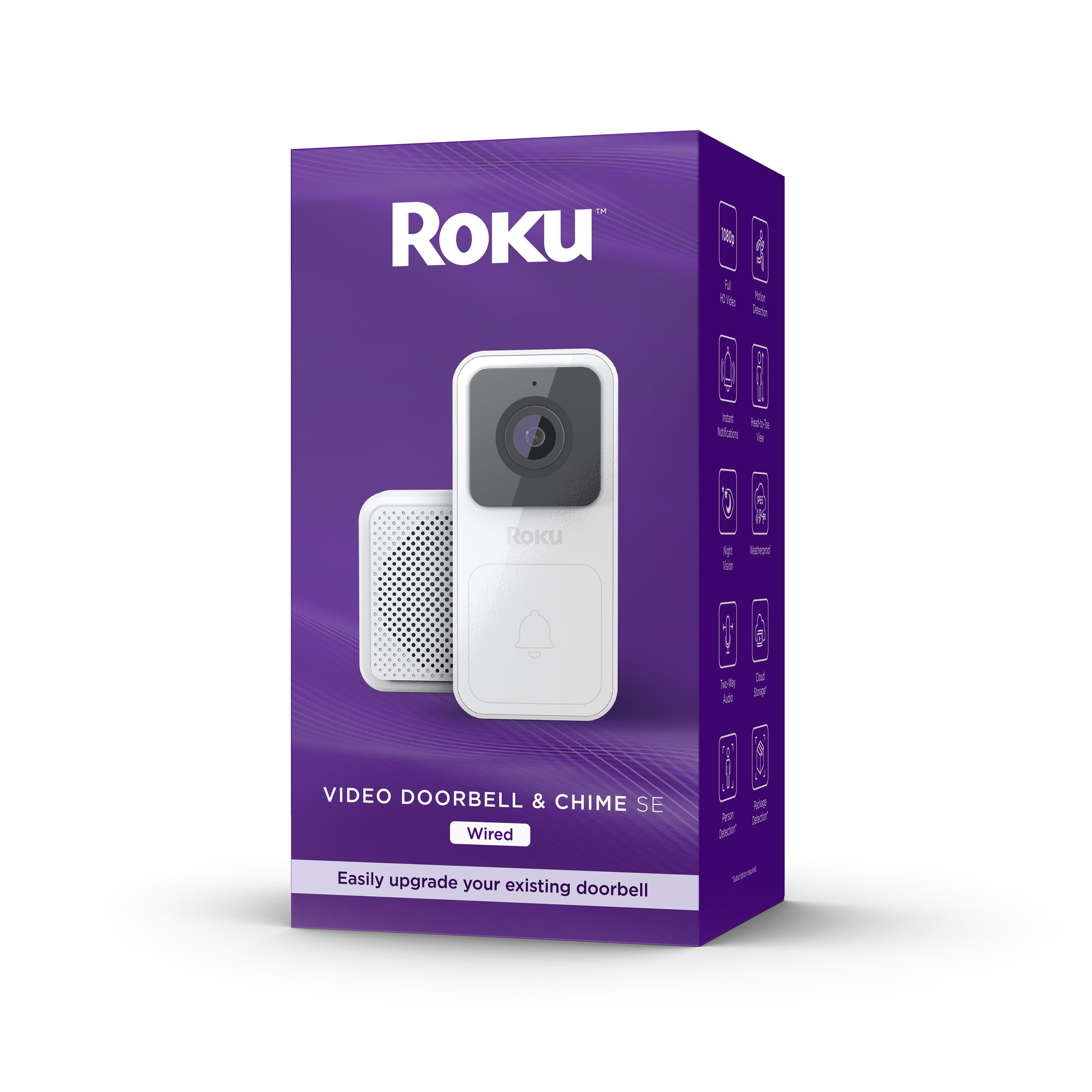 Roku Smart Video Doorbell with Motion Detection