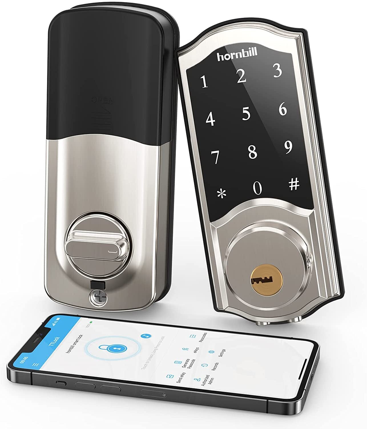 Hornbill Smart Deadbolt with Keypad & Bluetooth