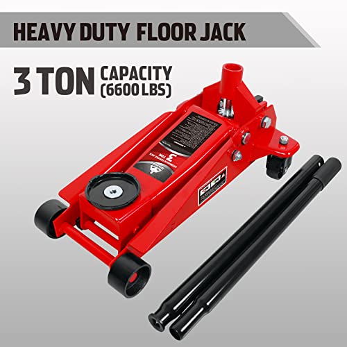 3-Ton Steel Car Jack for SUVs and Trucks