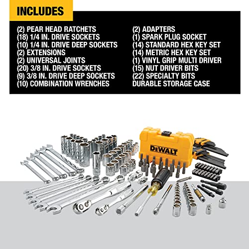 DEWALT 142-Piece Mechanics Tool Set with Case