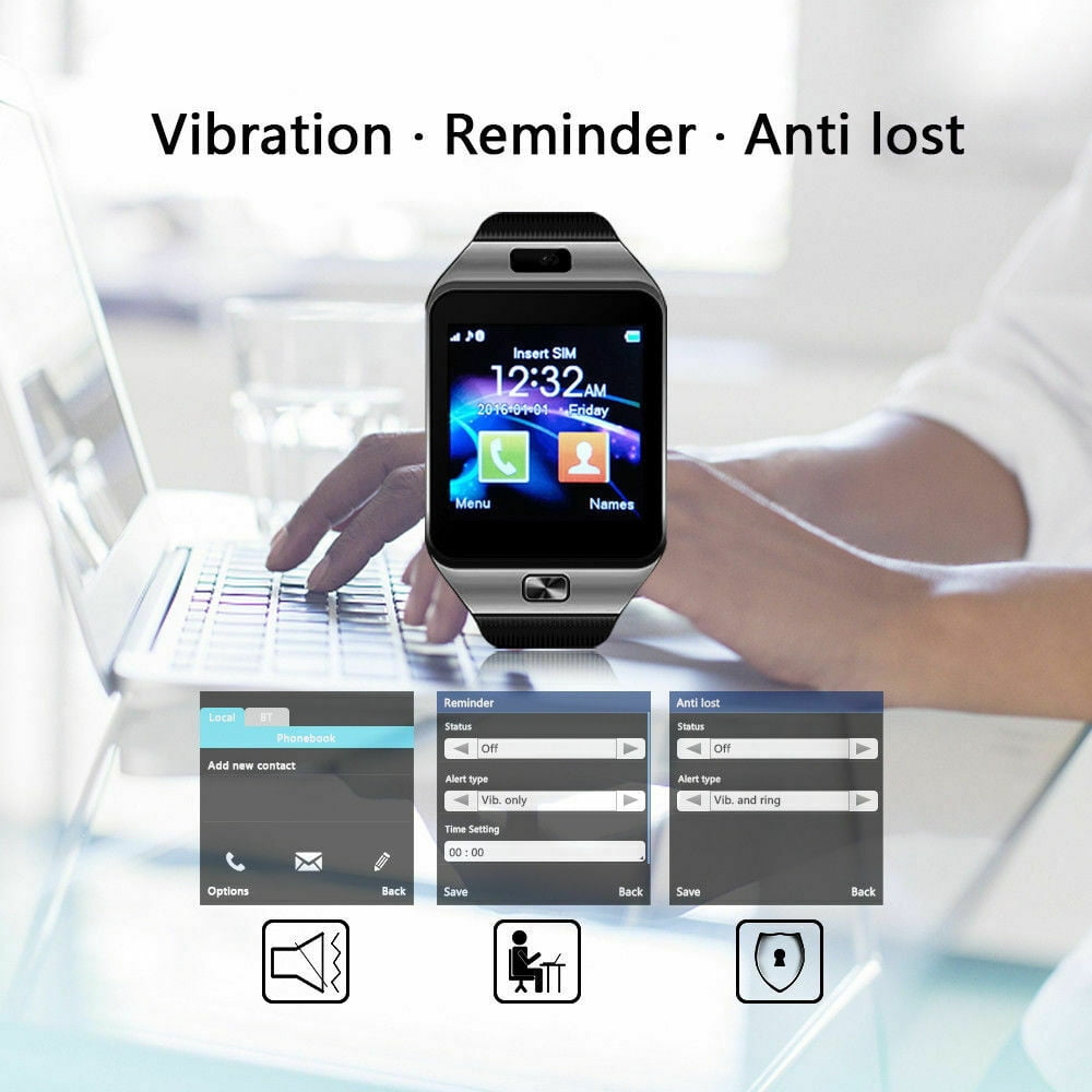 Waterproof Fitness Smartwatch with HR Monitor