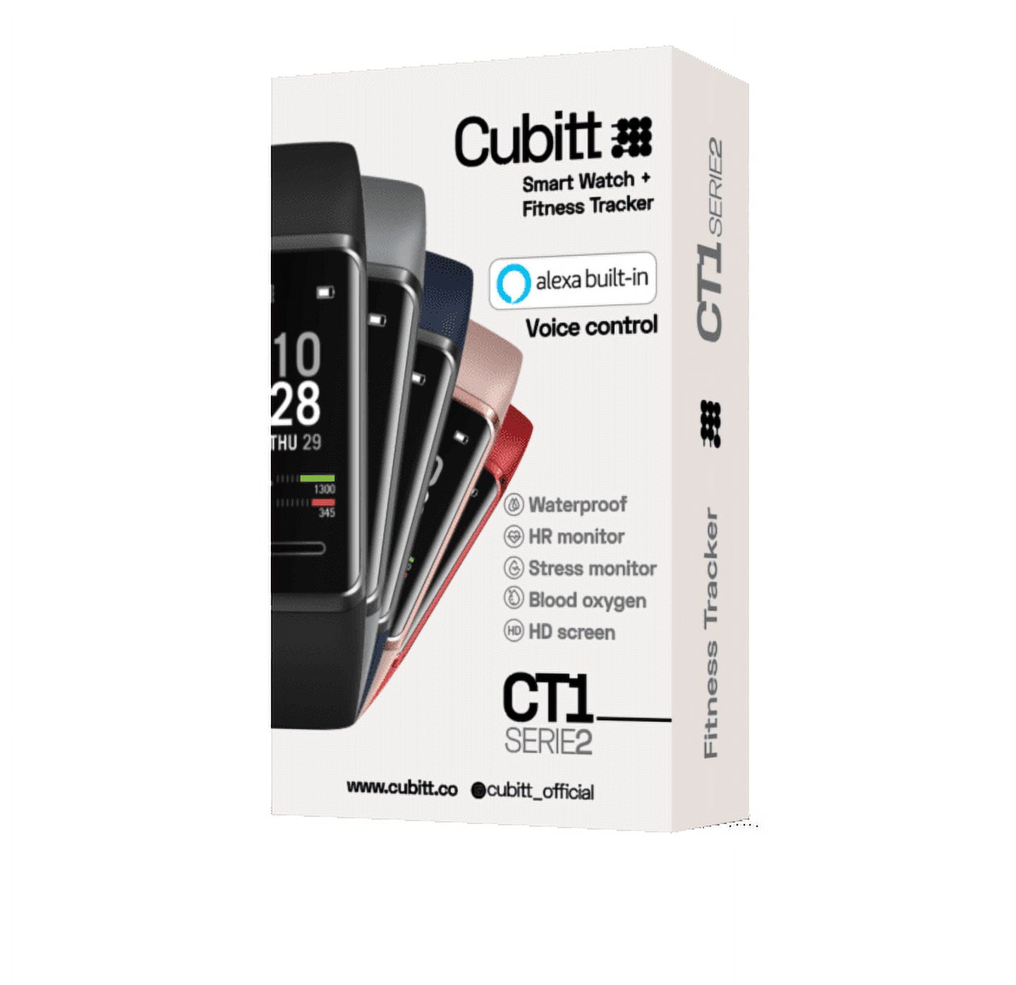Cubitt CT1 Series 2 Fitness Tracker - Waterproof