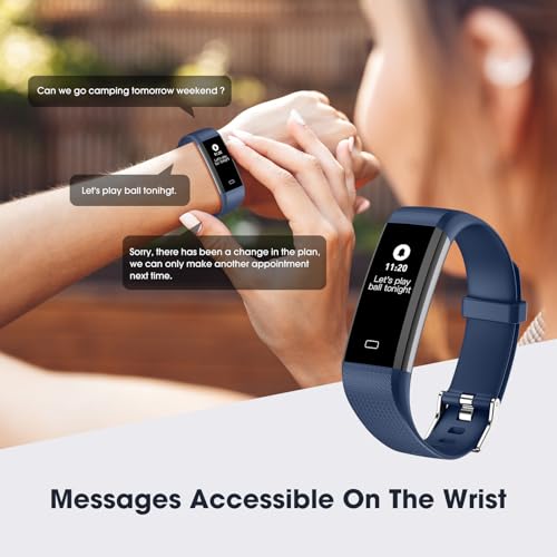 Waterproof Fitness Tracker with Heart Rate Monitor