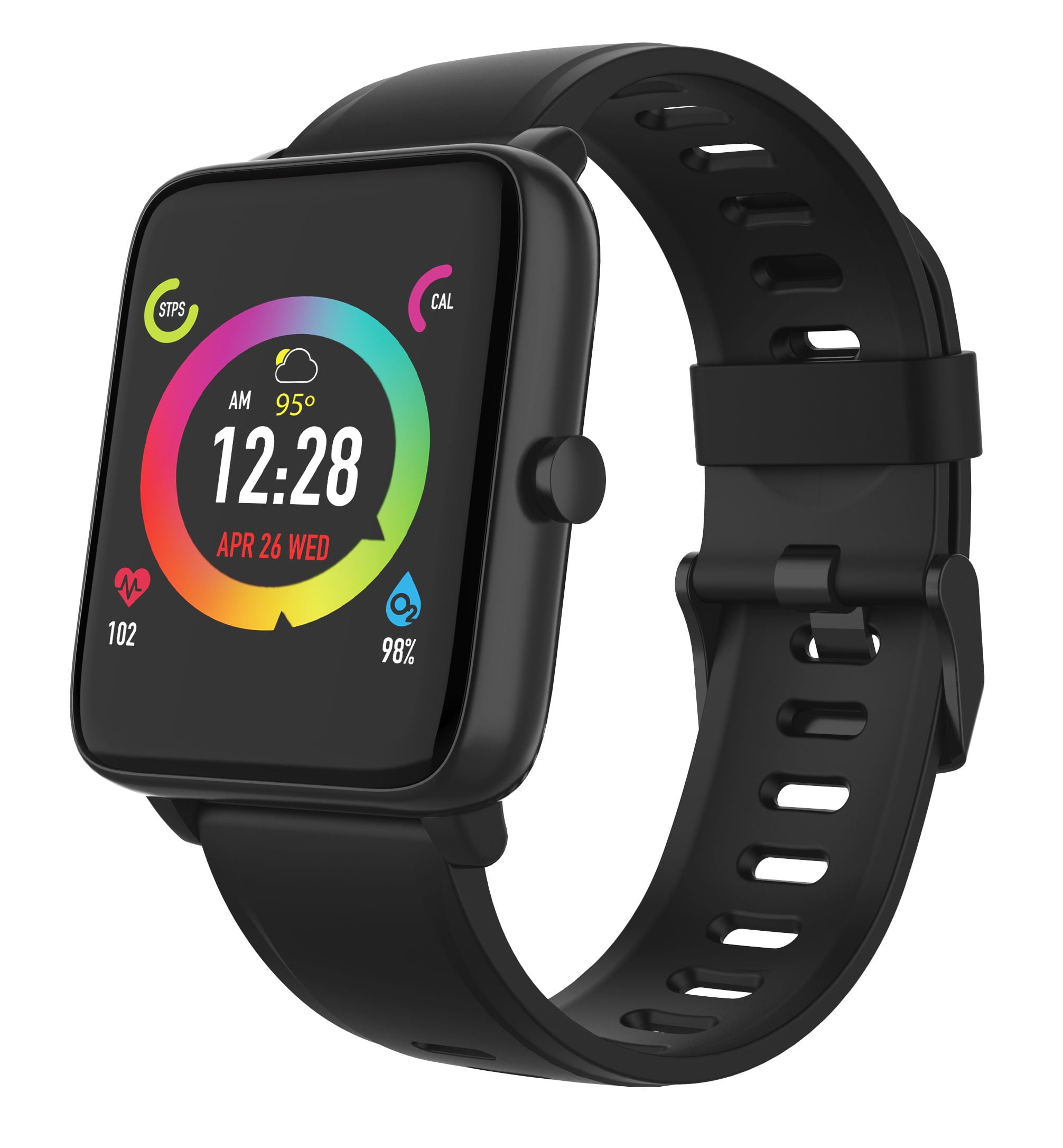 3Plus Vibe Lite Smartwatch (Black) with All-in-One Features