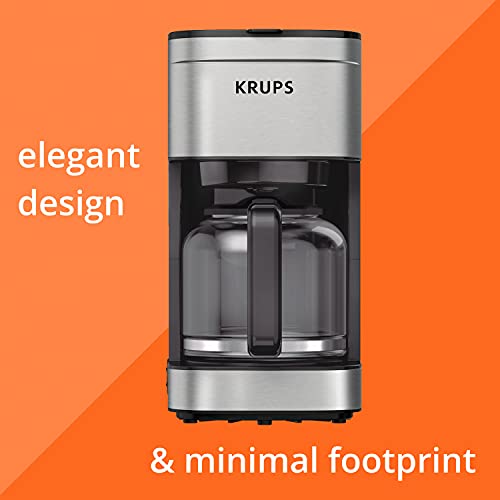 Krups Simply Brew Stainless Steel Coffee Maker 10 Cup