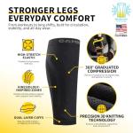Cambivo Calf Compression Sleeves for Running and Cycling