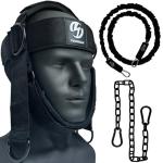Neck Harness for Strength Training with Steel Chain