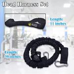 Adjustable Neck Harness with Resistance Bands