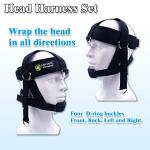 Adjustable Neck Harness with Resistance Bands