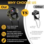 Adjustable Neck Harness with Resistance Bands