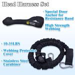 Adjustable Neck Harness with Resistance Bands