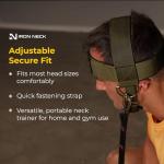 Adjustable Iron Neck Trainer for Home Workouts