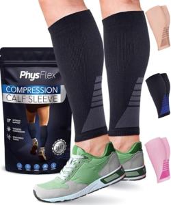 Calf Compression Sleeves for Pain Relief & Support