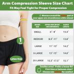 Compression Arm Sleeves for Swelling and Pain Relief